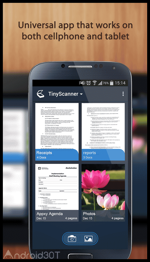 دانلود Tiny Scan Pro: PDF Scanner 5.4 – اسکنر قدرتمند PDF اندروید
